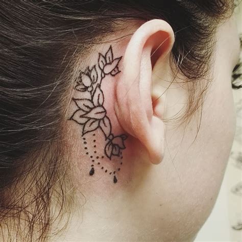 <b>Behind the ear</b>, <b>tattoos</b> are considered the most feminine <b>tattoo</b> designs. . Pinterest behind the ear tattoos
